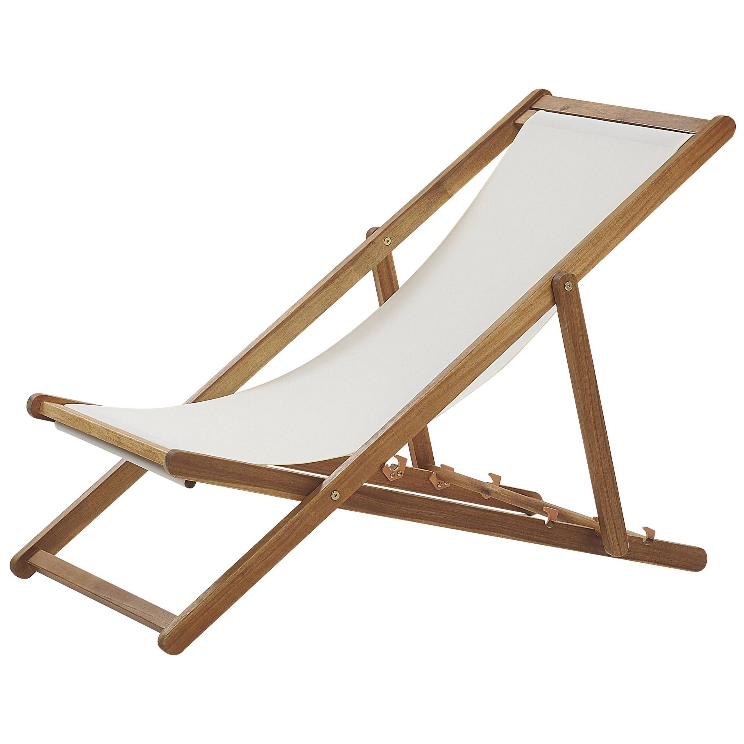 Beliani - Chaise longue Tissu Marron clair ANZIO - Beliani - Imagen 5