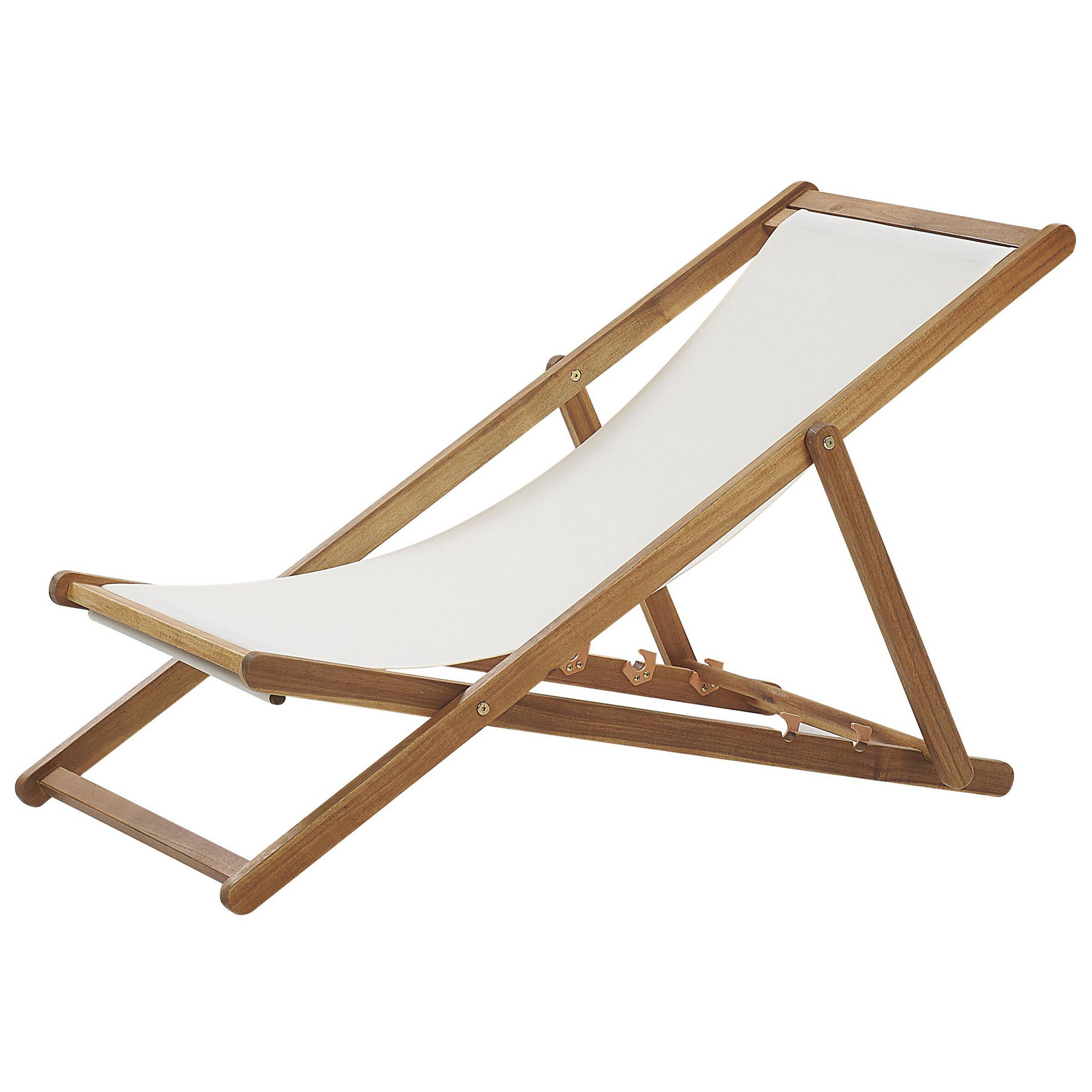 Beliani - Chaise longue Tissu Marron clair ANZIO - Beliani - Imagen 6