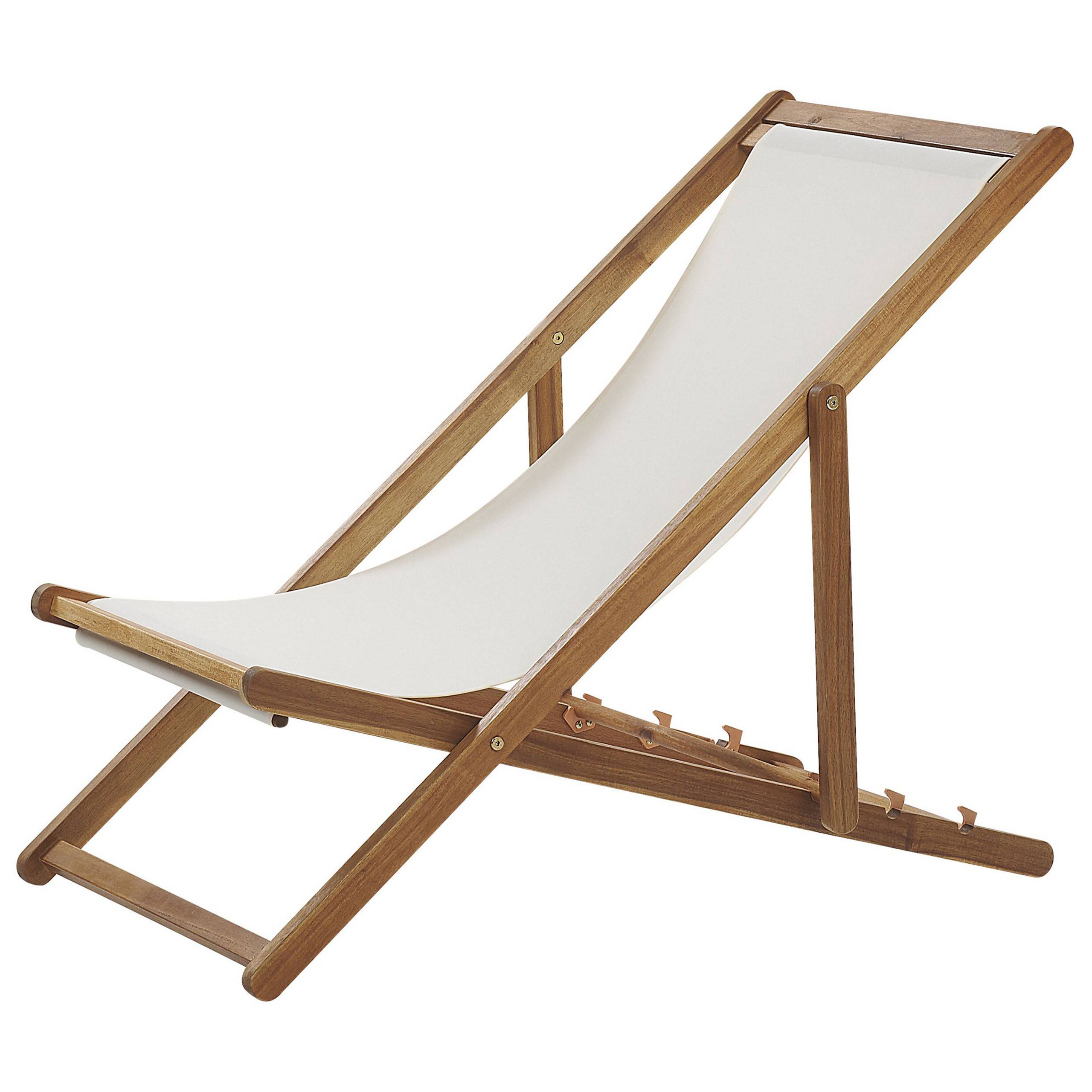 Beliani - Chaise longue Tissu Marron clair ANZIO - Beliani - Imagen 4