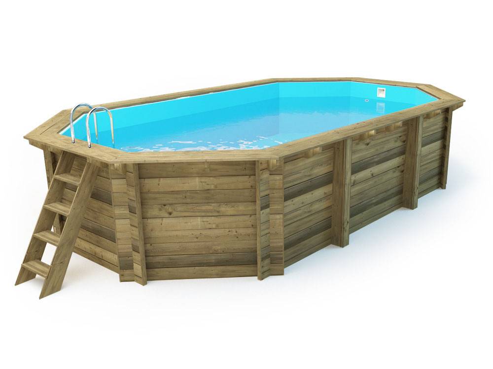 Habitat Et Jardin - Piscine bois rectangulaire Florida 6,57 x 4,57 x 1,45 m - Habitat et Jardin - Image 2