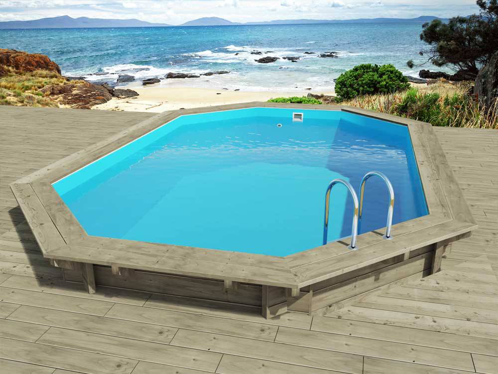 Habitat Et Jardin - Piscine bois rectangulaire Florida 6,57 x 4,57 x 1,45 m - Habitat et Jardin - Image 1