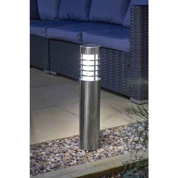 Smart Garden - Borne solaire potelet inox Orion 20 lumens - Image 3
