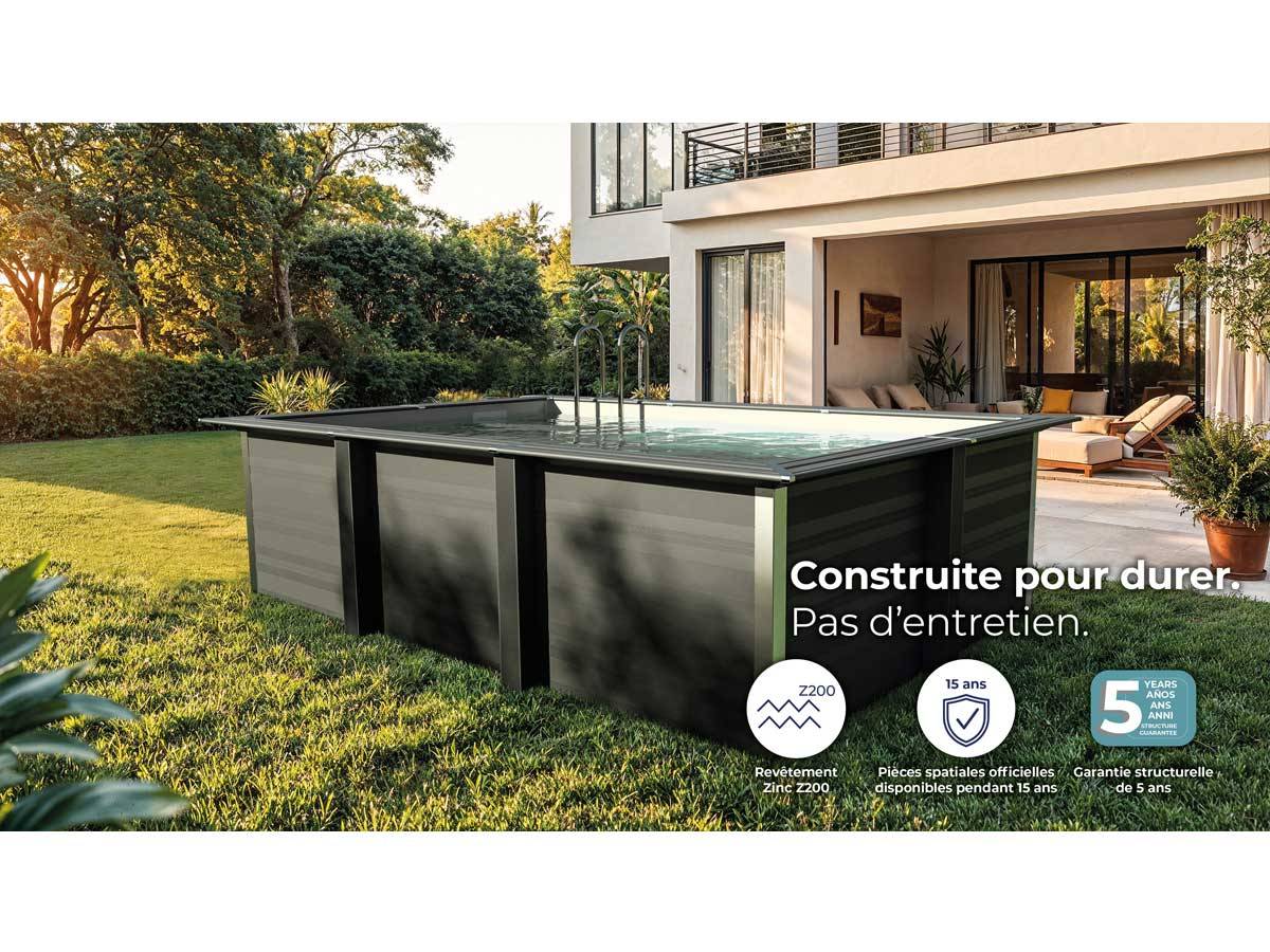 Gré - Piscine composite Avant-Garde rectangulaire 3,26 x 1,86 x 0,96 m - Gré - Imagen 10