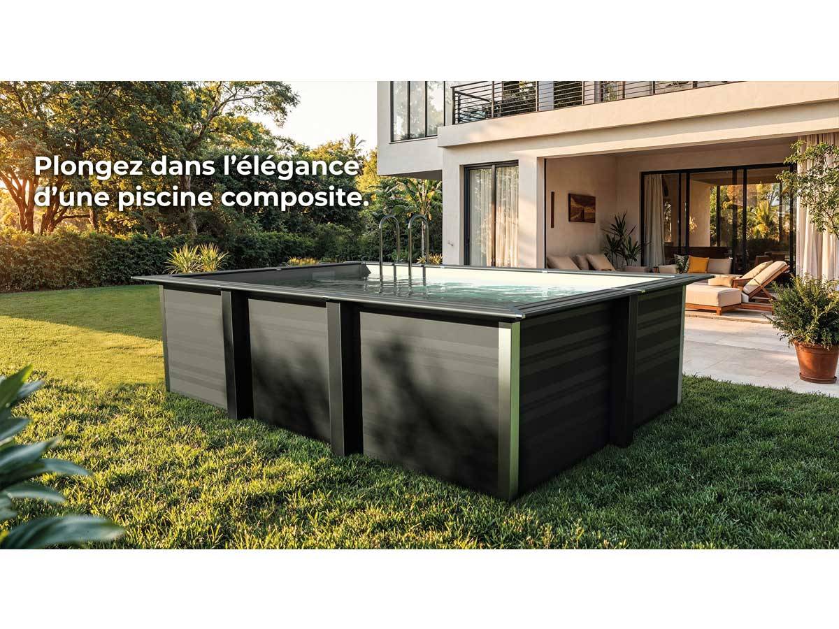 Gré - Piscine composite Avant-Garde rectangulaire 3,26 x 1,86 x 0,96 m - Gré - Imagen 2