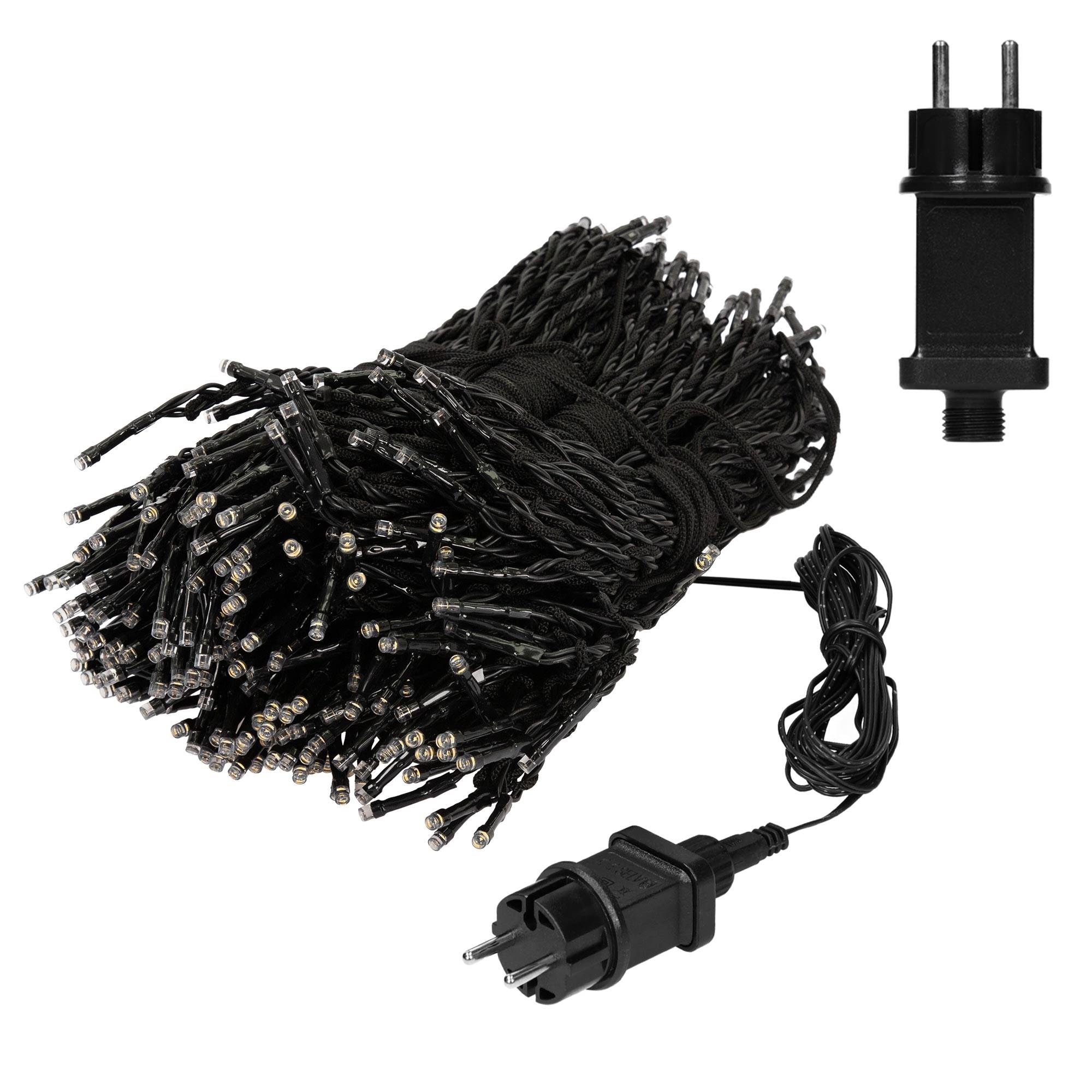 Ecd-Germany - Chaîne lumineuse de Noël pour mât drapeau guirlandes de lumières 8m à LED IP-44 - Imagen 2