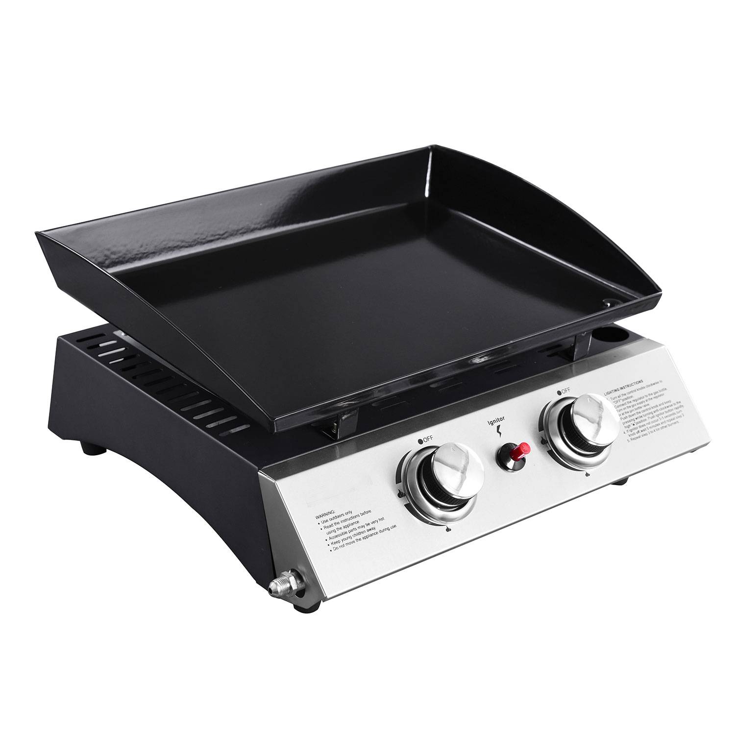 Plancha au gaz MALA - 2 brûleurs 5kW - HAPPY GARDEN - Imagen 1