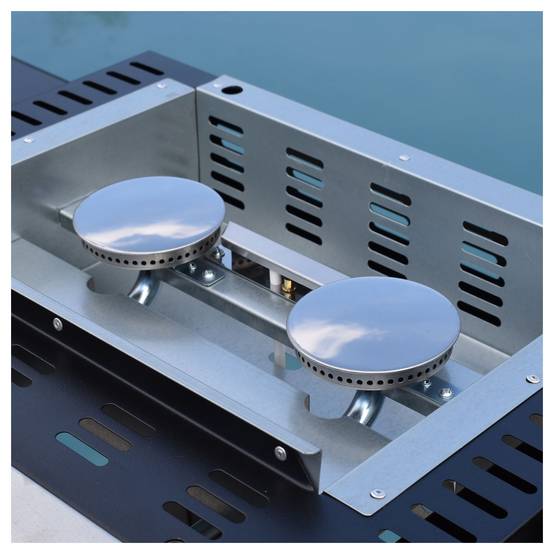 Plancha au gaz MALA - 2 brûleurs 5kW - HAPPY GARDEN - Imagen 4