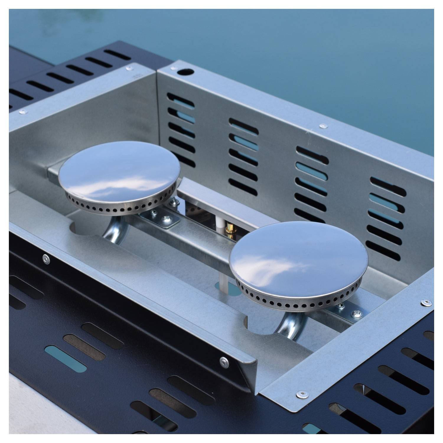 Plancha au gaz MALA - 2 brûleurs 5kW - HAPPY GARDEN - Imagen 4
