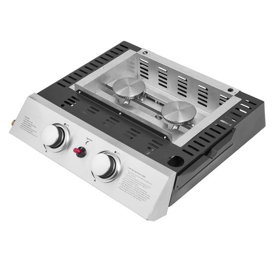 Plancha au gaz MALA - 2 brûleurs 5kW - HAPPY GARDEN - Imagen 2