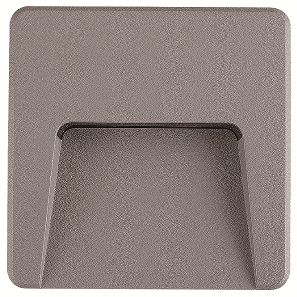 Applique murale carré LED 3W IP65 Dim. 120x120mm