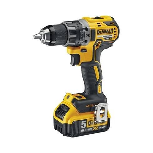 Perceuse visseuse compacte DEWALT 18V 5.0Ah XR + 2 batteries, chargeur en coffret - DCD791P2 - Image 1
