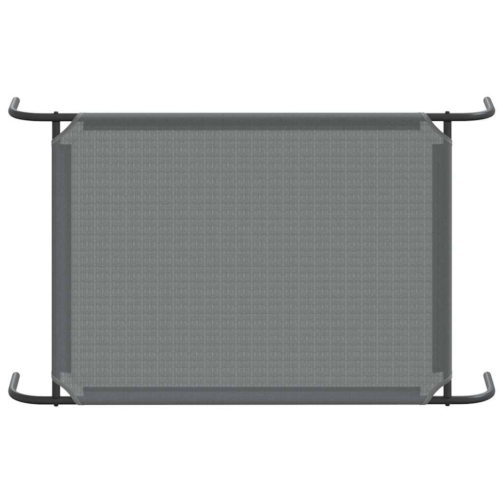 Lit pour chien surélevé textilène respirant pour intérieur extérieur Gris 110x65cm – ComfortXL Pet Living - Image 6
