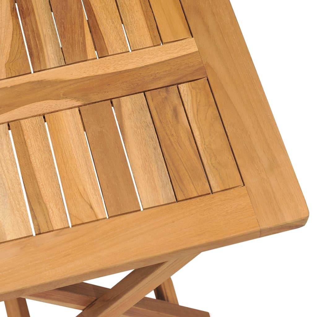 Vidaxl - Chaise longue avec table Bois de teck solide vidaXL 48017 - Imagen 5