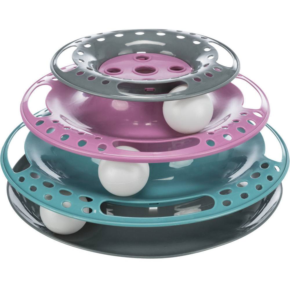 Trixie - Jeux pour chat, Catch the Balls, taille ø25 x 13 cm. - Imagen 2