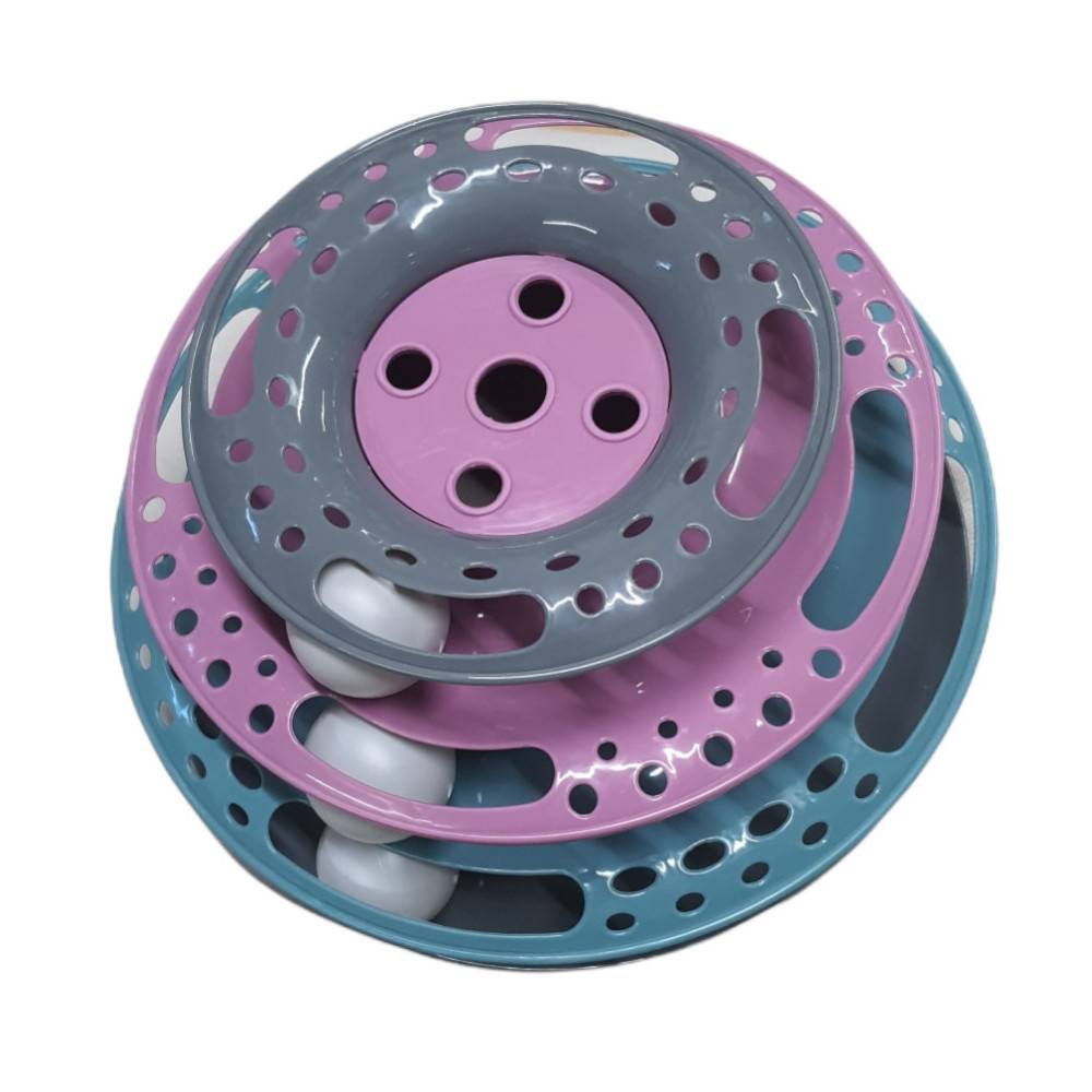 Trixie - Jeux pour chat, Catch the Balls, taille ø25 x 13 cm. - Imagen 1