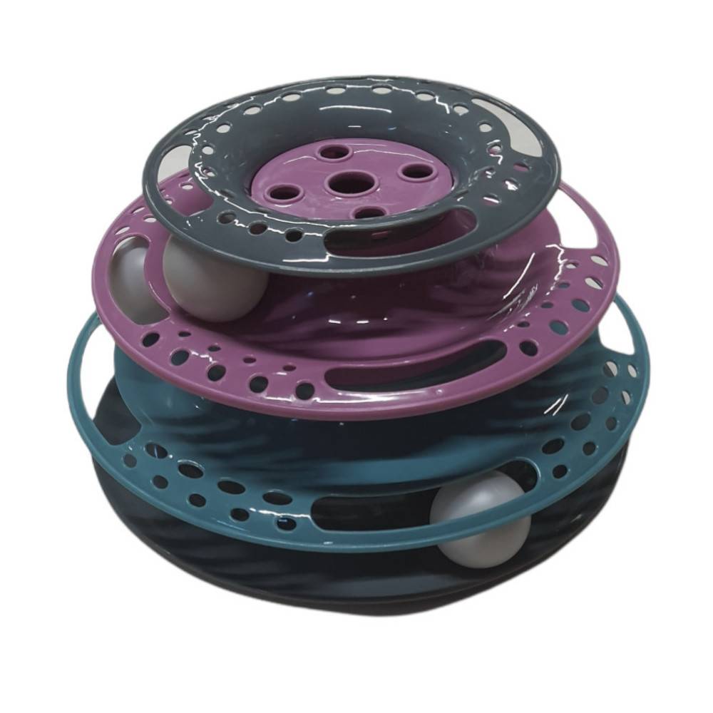 Trixie - Jeux pour chat, Catch the Balls, taille ø25 x 13 cm. - Imagen 6