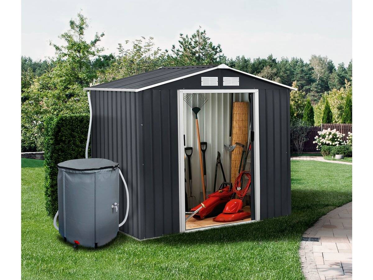 Habitat Et Jardin - Récupérateur D'eau Souple En Pvc 500 L - Gris -habitat Et Jardin - Imagen 2