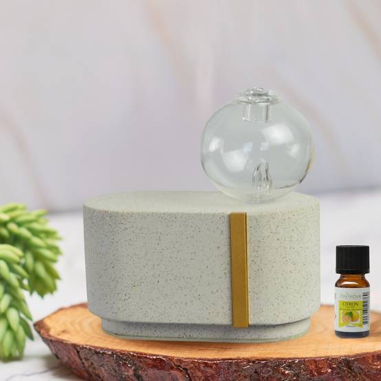 Zen'Arôme Diffuseur d'Huile Essentielle par Nébulisation Cimio - Diffuse à Froid - Idéal pour l'Aromathérapie - Puissance Ajustable - Image 3