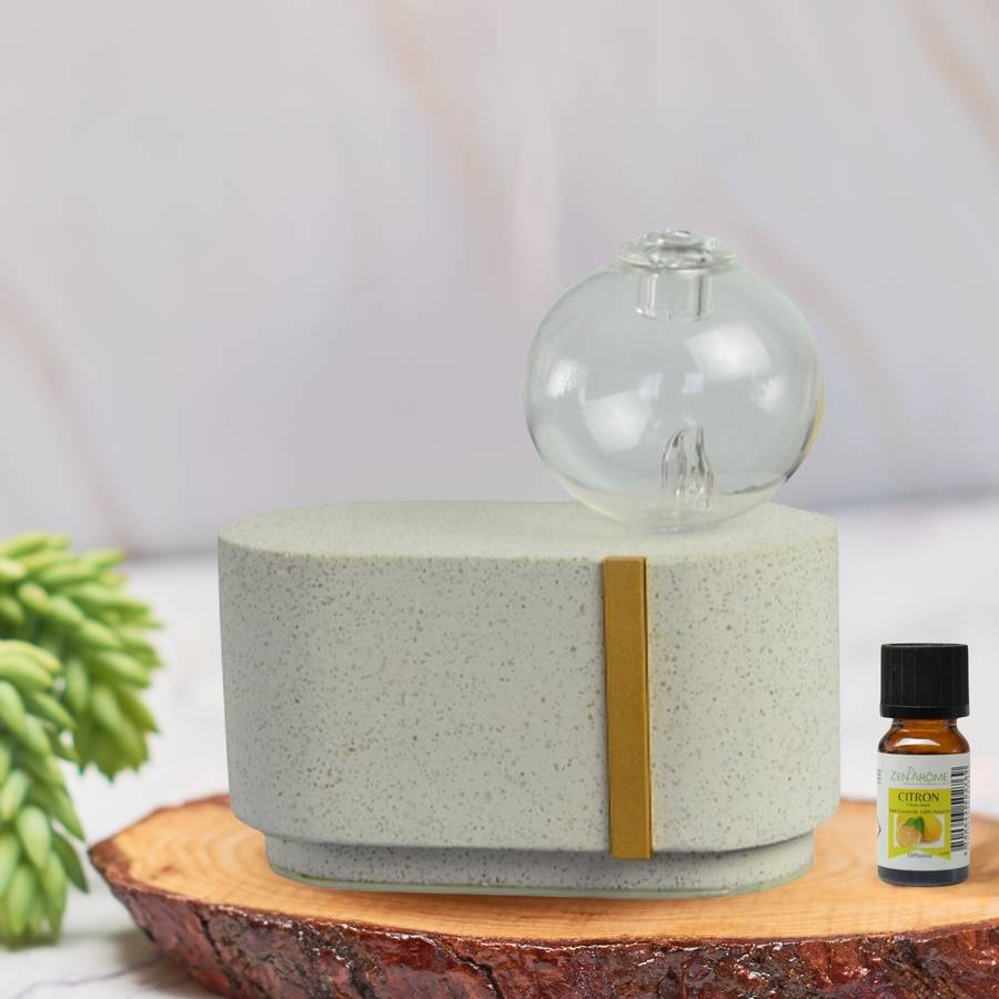 Zen'Arôme Diffuseur d'Huile Essentielle par Nébulisation Cimio - Diffuse à Froid - Idéal pour l'Aromathérapie - Puissance Ajustable - Image 3