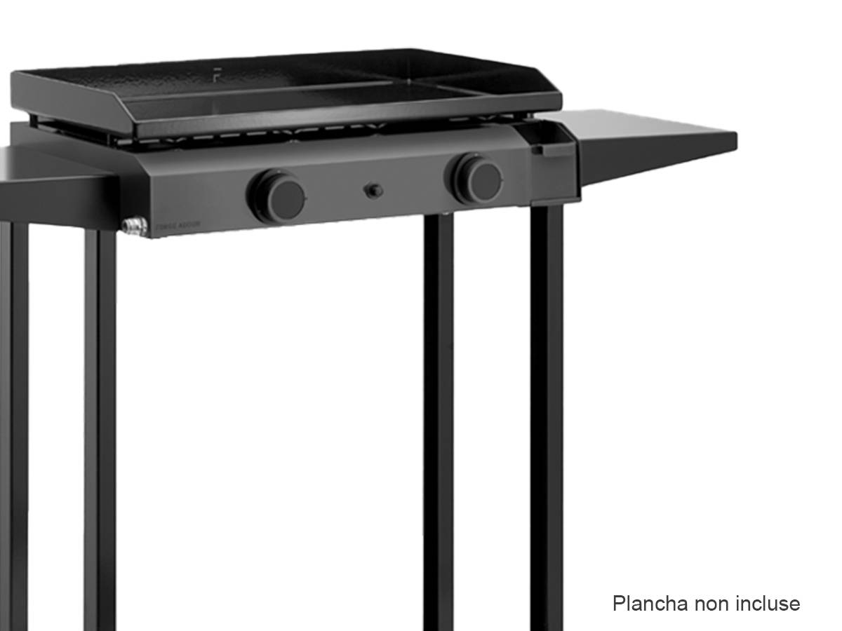 Forge Adour - Chariot pour plancha Base 60 - Noir - Image 3