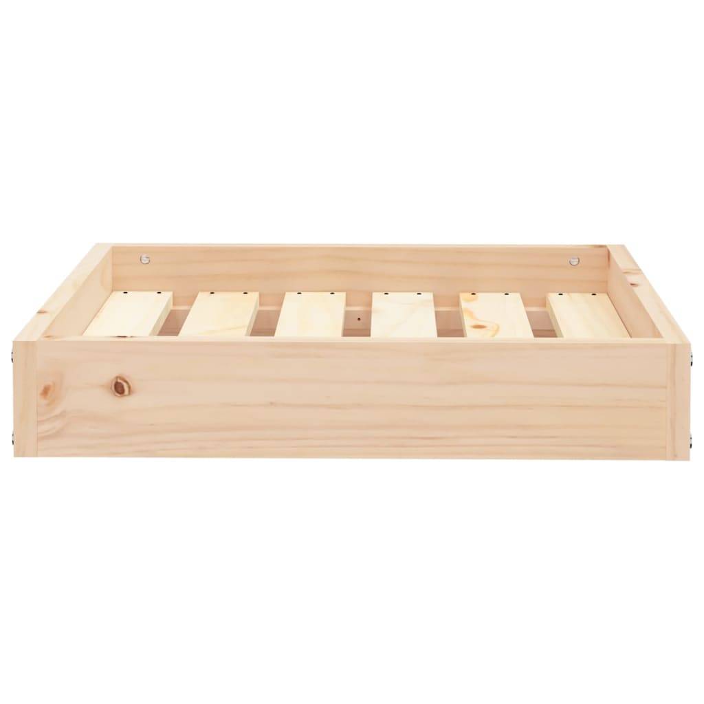 Lit pour chien bois de pin naturel 51.5 x 44 x 9 cm - PANGIVO - Image 4