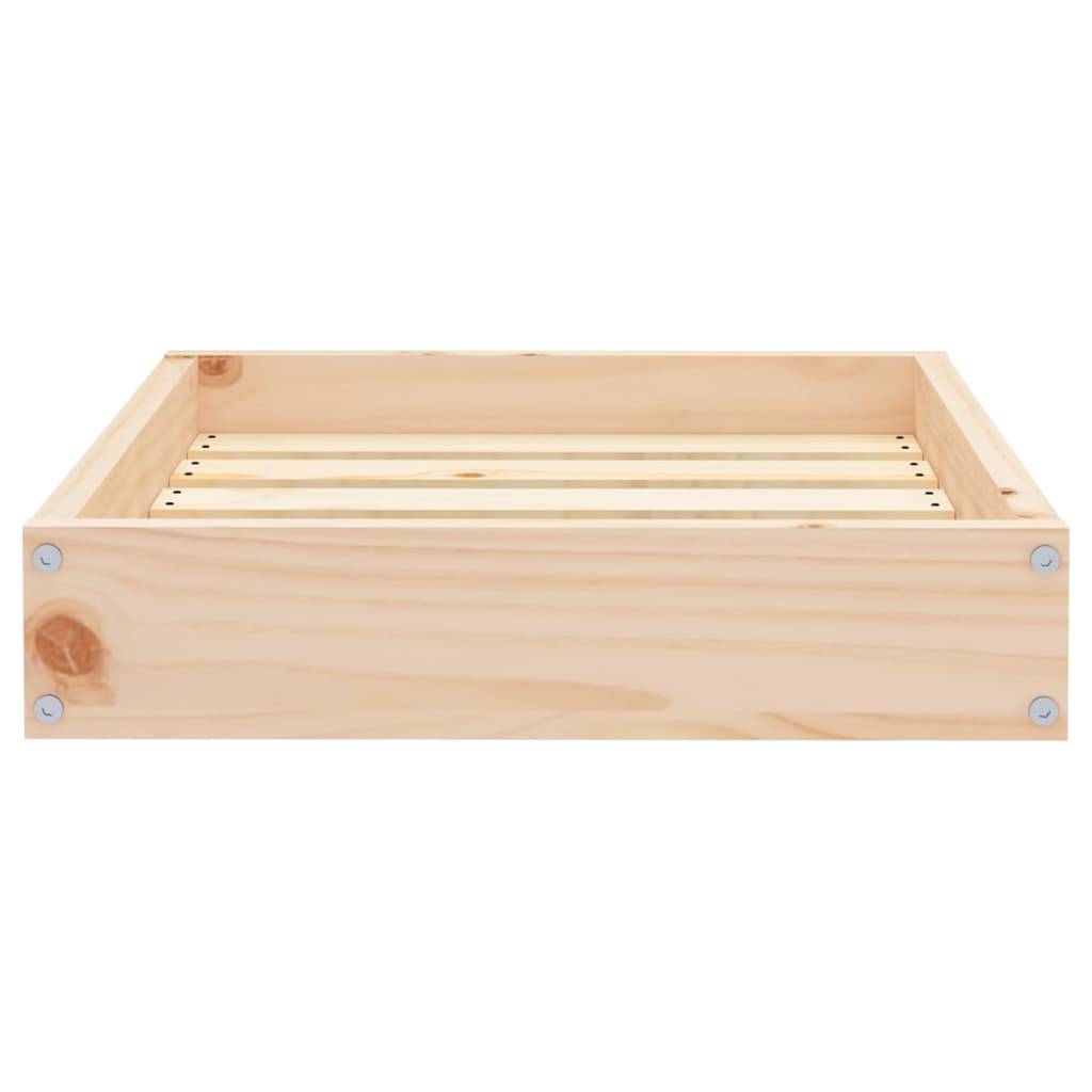 Lit pour chien bois de pin naturel 51.5 x 44 x 9 cm - PANGIVO - Image 5