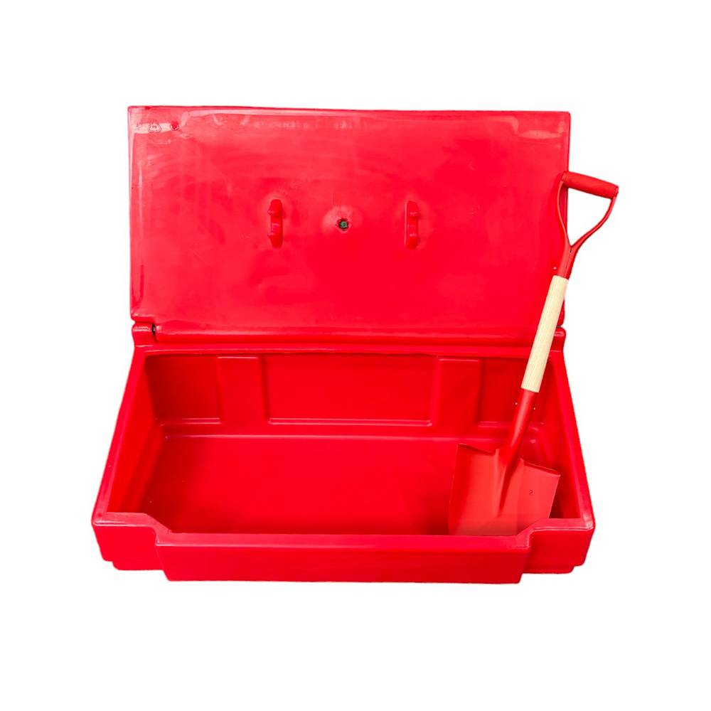 Bac à sable incendie/ à sel de déneigement 50l+pelle-plast'up rotomoulage - Image 3
