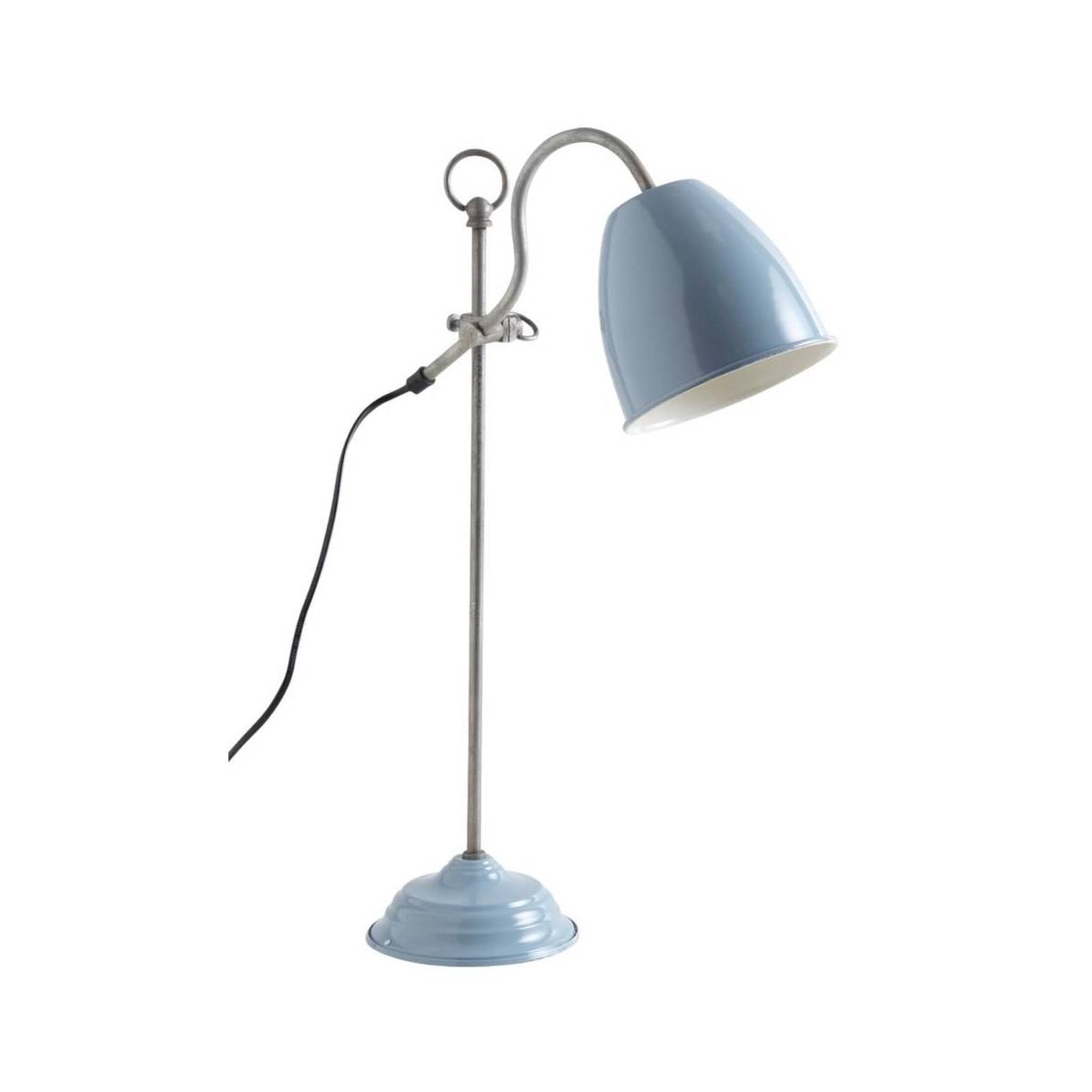 Aubry Gaspard - Lampe de bureau en métal laqué Bleu