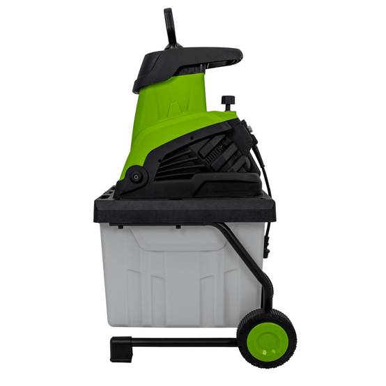 Broyeur de végétaux 2500W Bac 45L Coupe Branches 45mm Elagage Jardinage Taillage VITO - Imagen 8