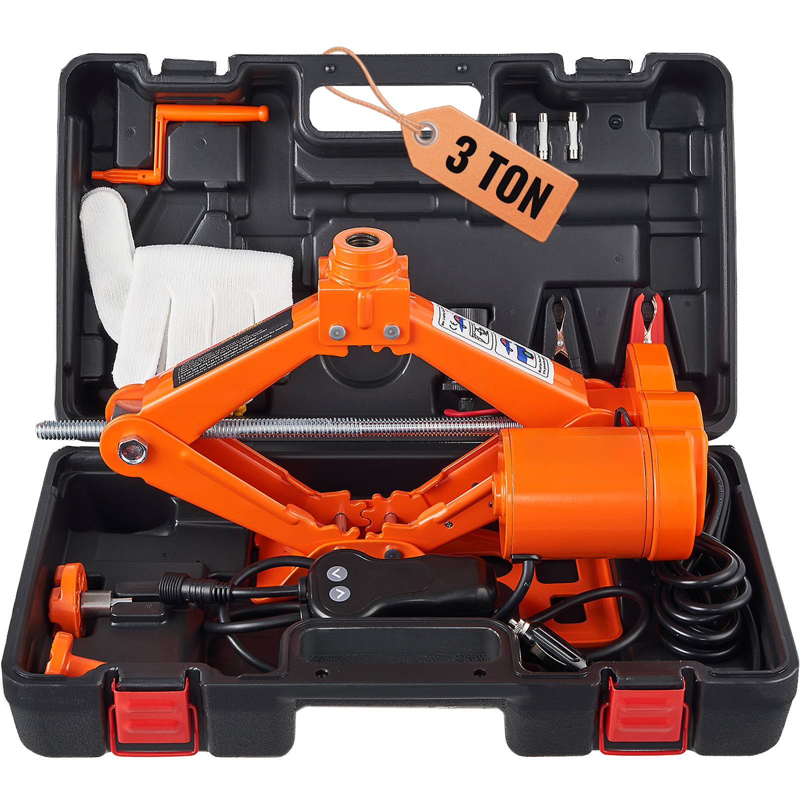 Cric losange 2 tons avec manivelle, en acier allié, hauteur minimale 110 mm, hauteur maximale 390 mm, cric ciseaux pour voiture/SUV, monospace