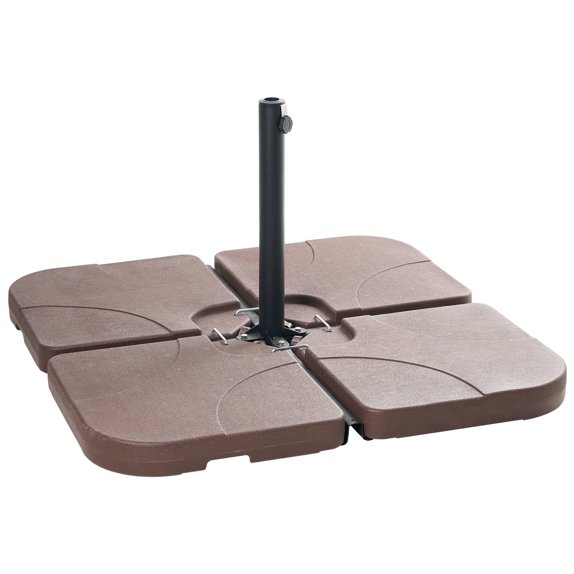 Beliani - Accessoires de parasol Matière synthétique Taupe CARIA - Beliani - Imagen 4