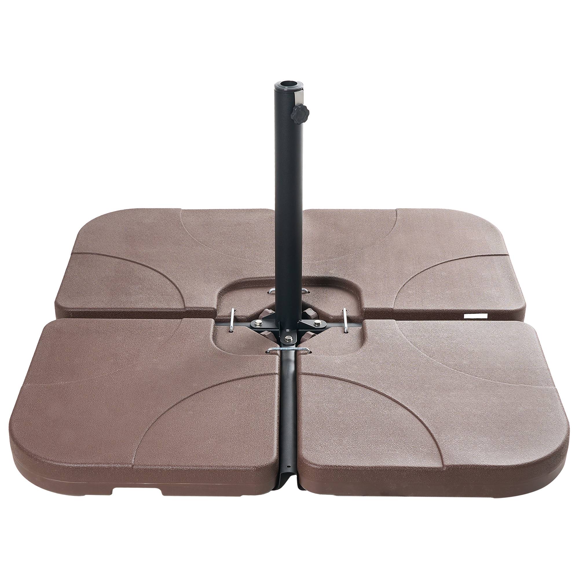 Beliani - Accessoires de parasol Matière synthétique Taupe CARIA - Beliani - Imagen 2