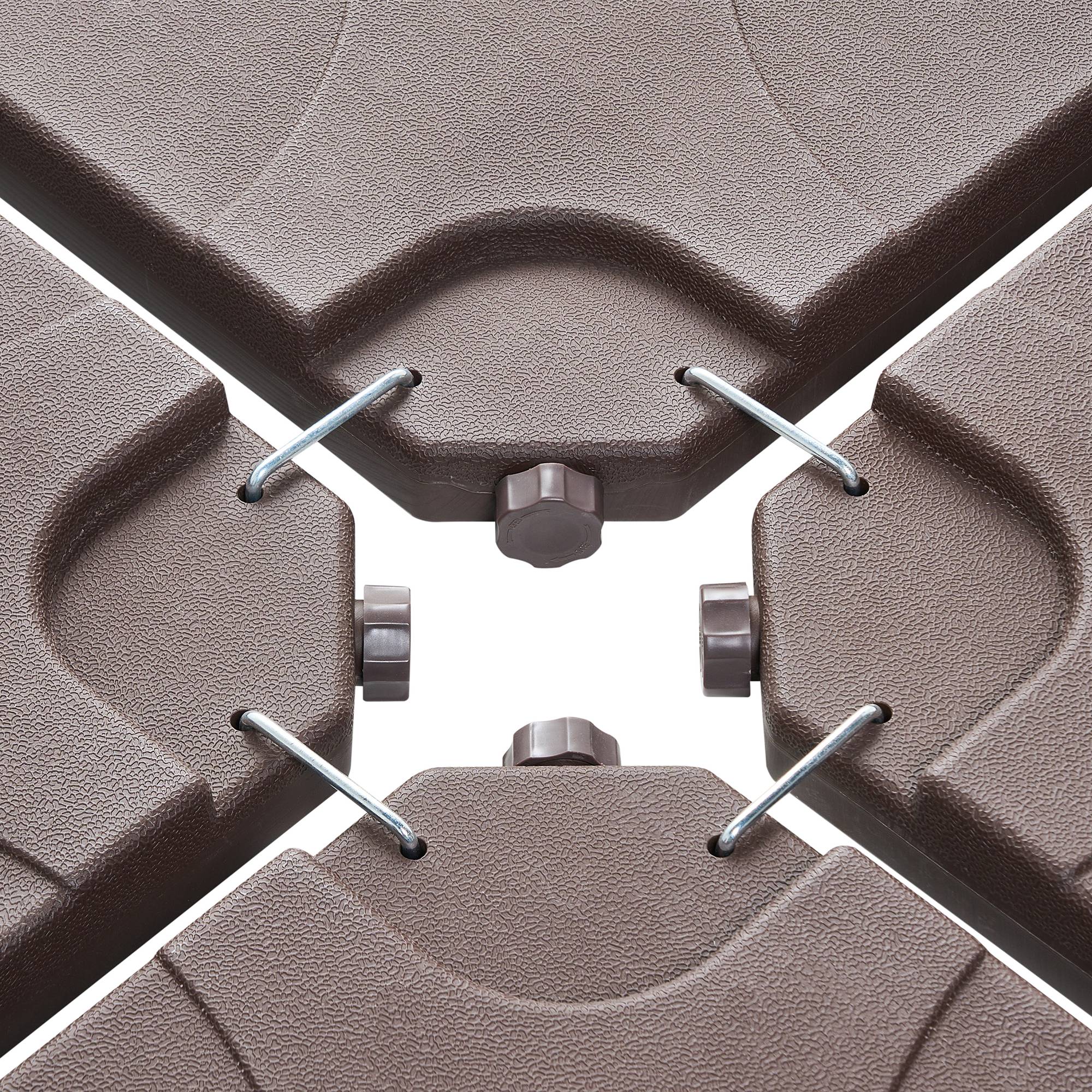 Beliani - Accessoires de parasol Matière synthétique Taupe CARIA - Beliani - Imagen 9