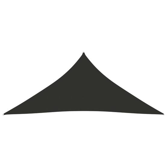 Helloshop26 - Voile d'ombrage parasol tissu oxford triangulaire 3 x 4 x 4 m anthracite - Imagen 2