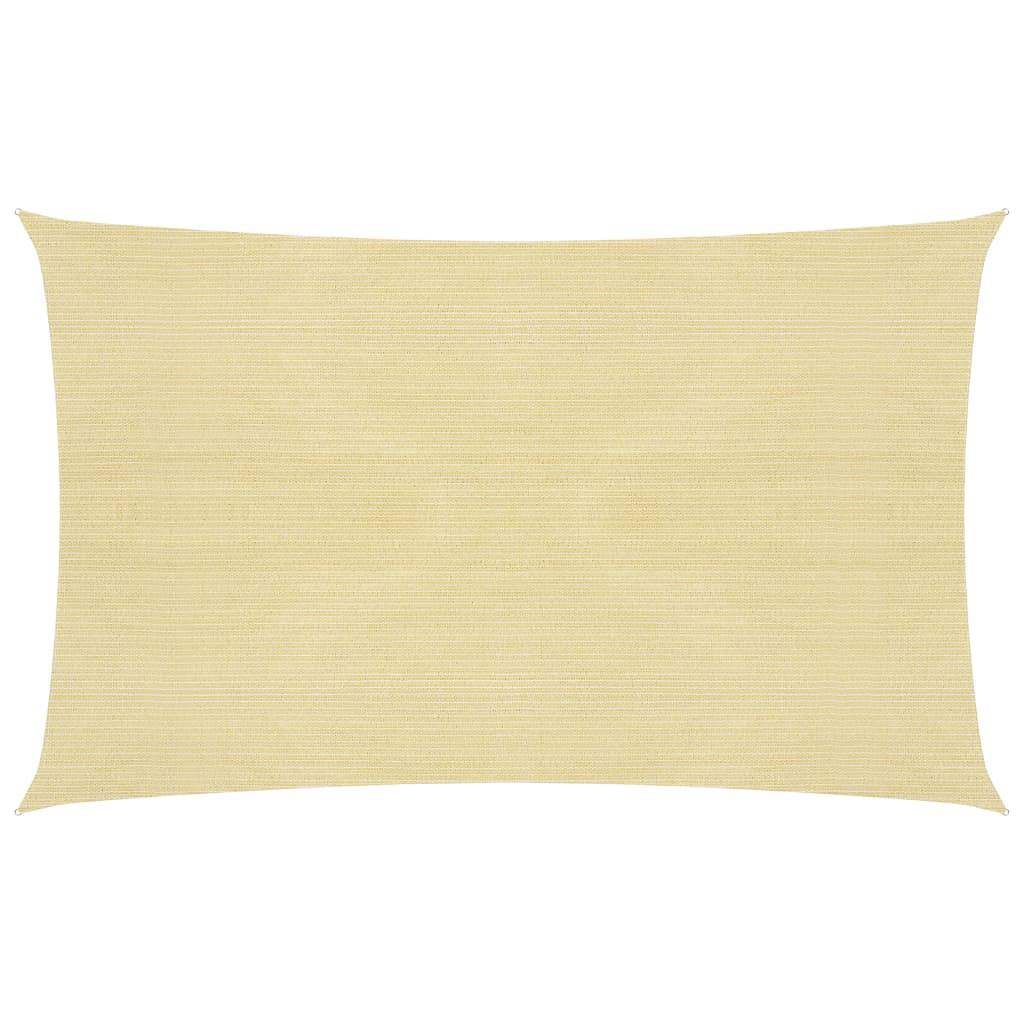 Helloshop26 - Voile toile d'ombrage parasol 160 g/m² beige 3 x 6 m PEHD - Imagen 1