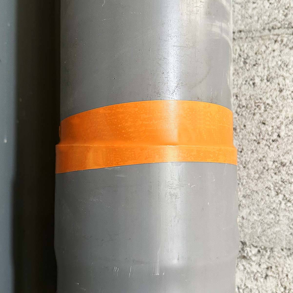 Lot de 6 Rubans adhésifs PVC orange bâtiment 50 mm x 33 m - Rouleau adhésif de chantier orange TECPLAST - Imagen 9