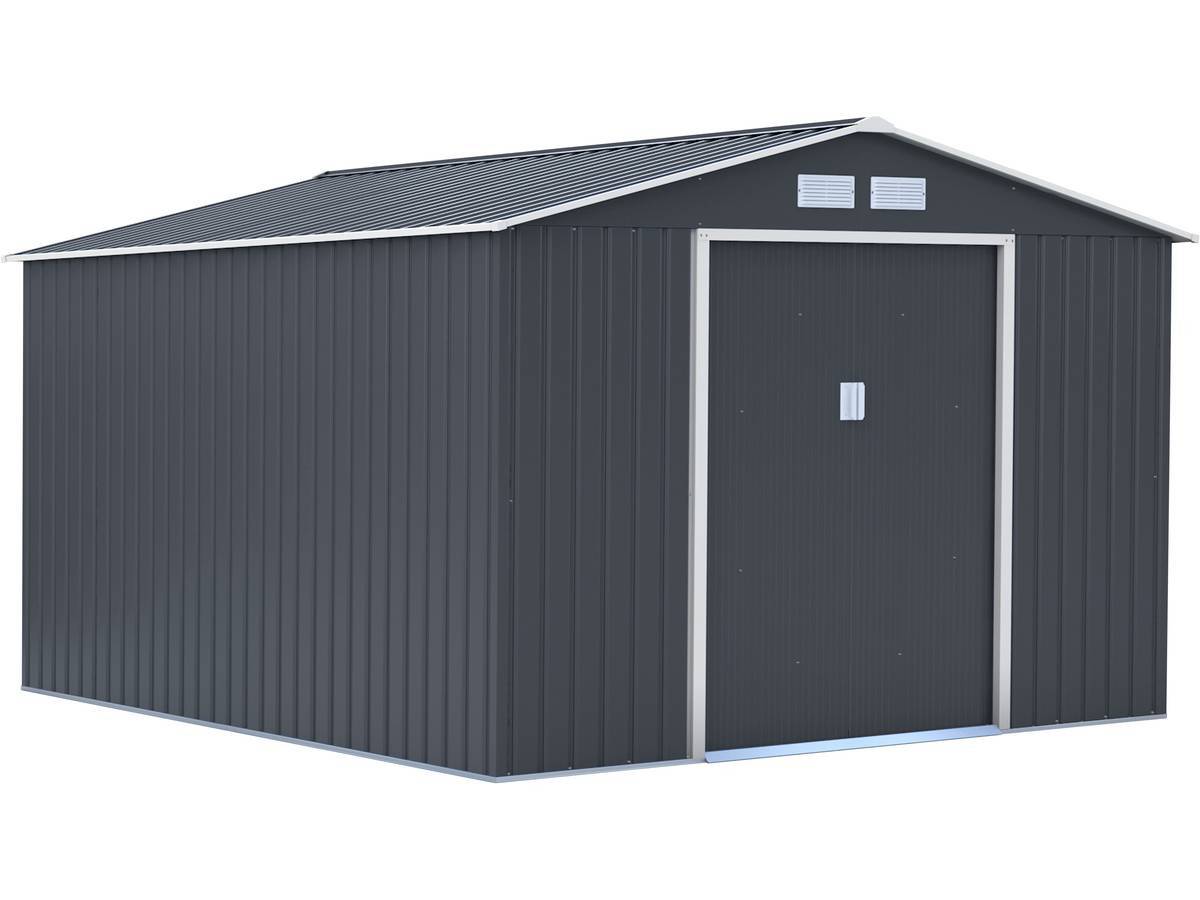 Habitat Et Jardin - Abri De Jardin Métal "vegas" - 13 M² - Gris -habitat Et Jardin - Imagen 1