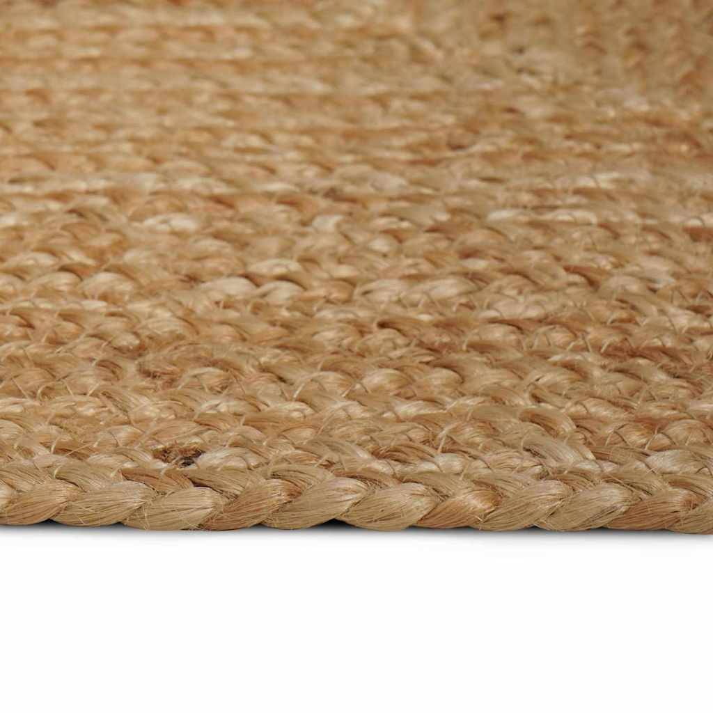 Long Tapis de Passage en Jute Artisanal Ambiance Rustique pour Entrée et Séjour Pliable Beige 80 x 250 cm – ComfortXL Outdoor Living - Image 5