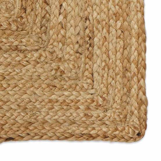 Long Tapis de Passage en Jute Artisanal Ambiance Rustique pour Entrée et Séjour Pliable Beige 80 x 250 cm – ComfortXL Outdoor Living - Image 3