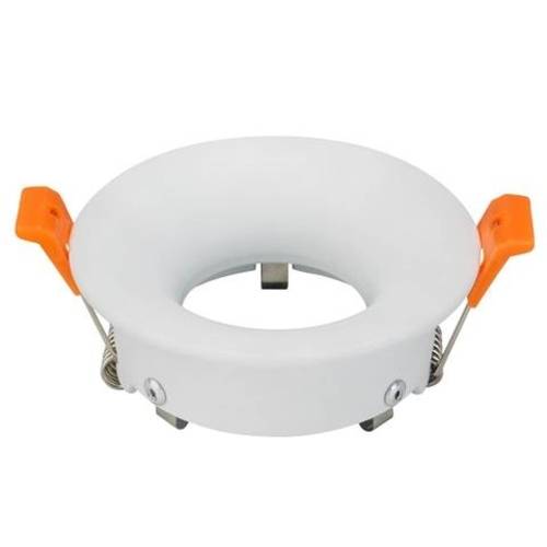 Support spot rond blanc fixe GUI0/MR16 IP20 - Image 1