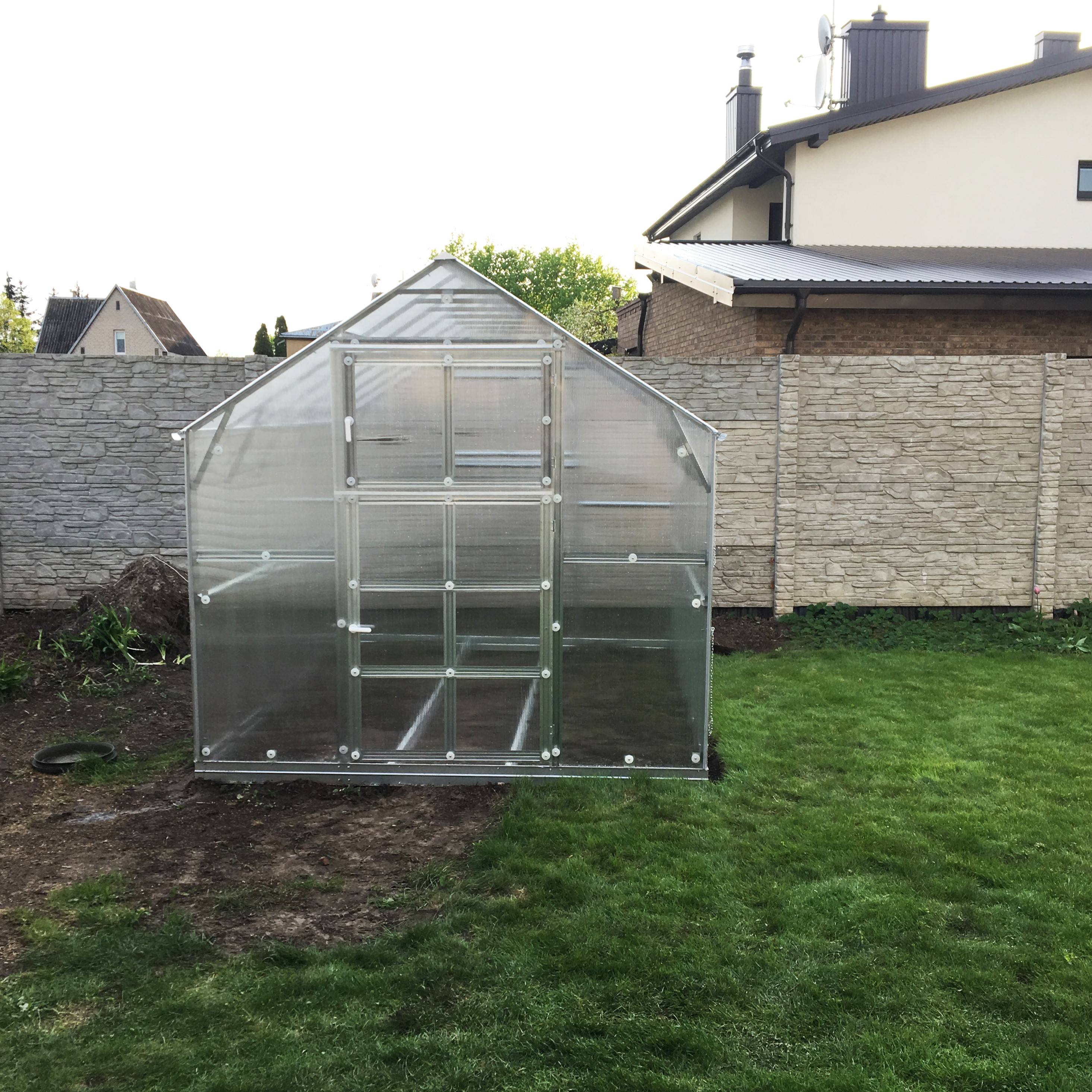 KLASIKA GREENHOUSES - Serre KLASIKA HOUSE 2,35 x 2,12 m (4,98 m²), 6 mm avec revêtement en polycarbonate - Image 8