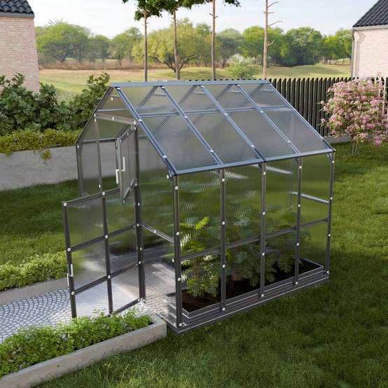 KLASIKA GREENHOUSES - Serre KLASIKA HOUSE 2,35 x 2,12 m (4,98 m²), 6 mm avec revêtement en polycarbonate - Image 2