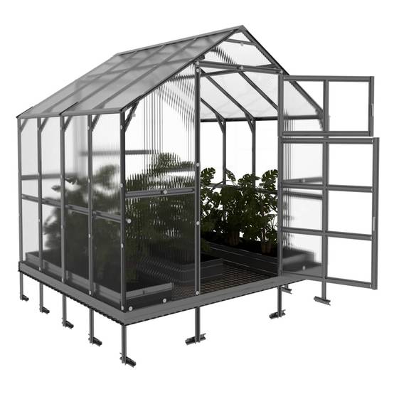 Serre KLASIKA HOUSE 2,35 x 2,12 m (4,98 m²), 6 mm avec revêtement en polycarbonate - Image 3