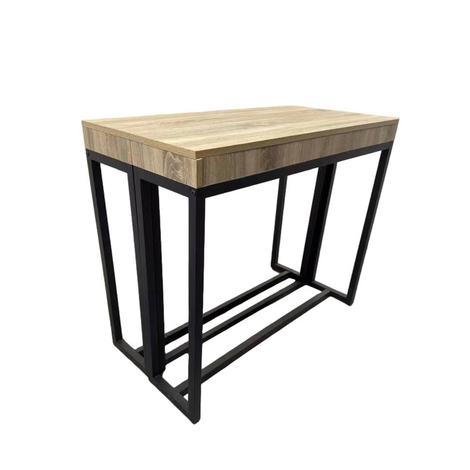Table extensible 10-12 personnes effet bois 300cm KAMA - Image 4