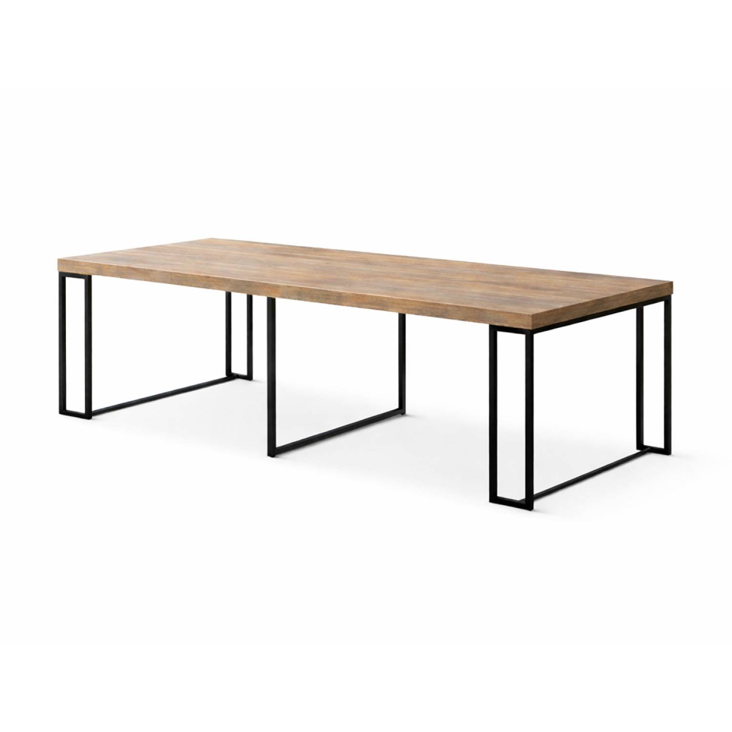 Table extensible 10-12 personnes effet bois 300cm KAMA
