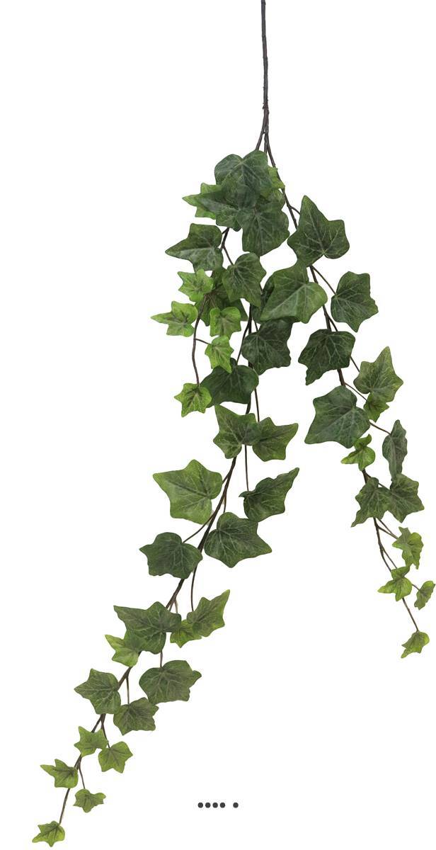 Artificielles - Lierre artificiel en chutes, 3 ramures, L 80 cm, froasted - BEST - couleur: Vert-jaune - Imagen 3