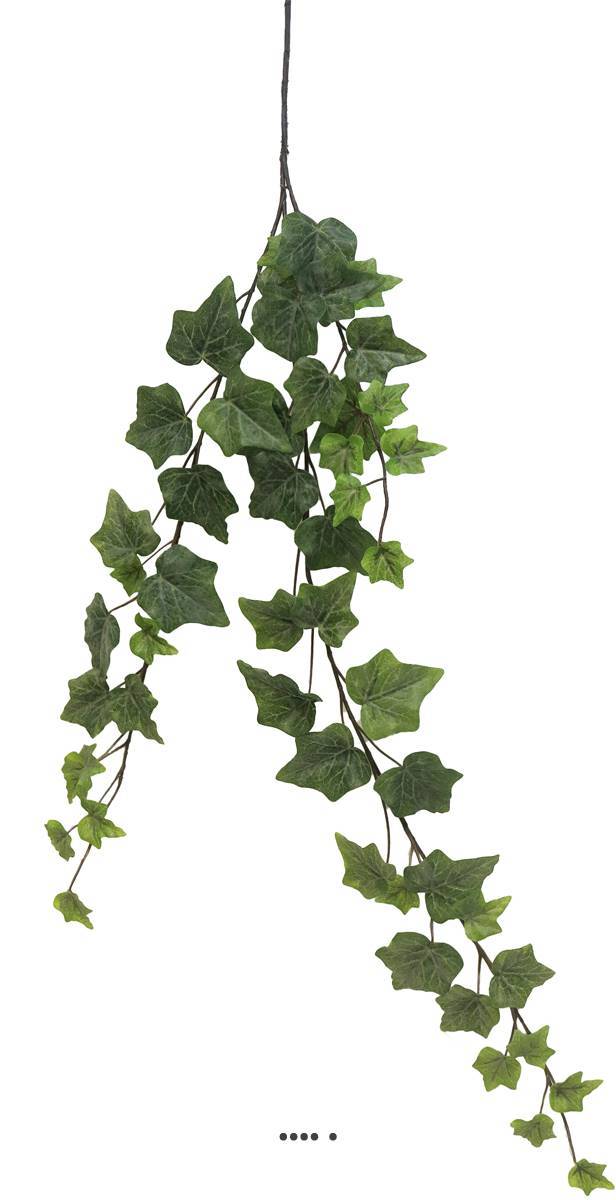 Artificielles - Lierre artificiel en chutes, 3 ramures, L 80 cm, froasted - BEST - couleur: Vert-jaune - Imagen 2