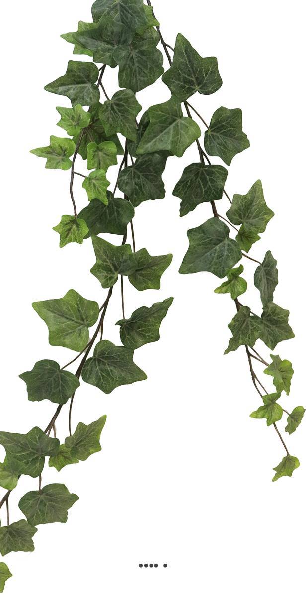 Artificielles - Lierre artificiel en chutes, 3 ramures, L 80 cm, froasted - BEST - couleur: Vert-jaune - Imagen 4