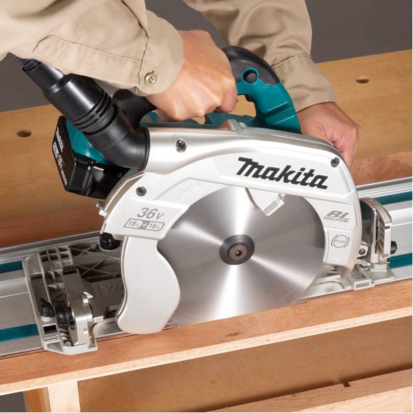 Makita - Scie circulaire 36 V => 2 x 18 V Li-Ion Ø 235 mm MAKITA - Sans batterie - DHS900ZKU - Imagen 3