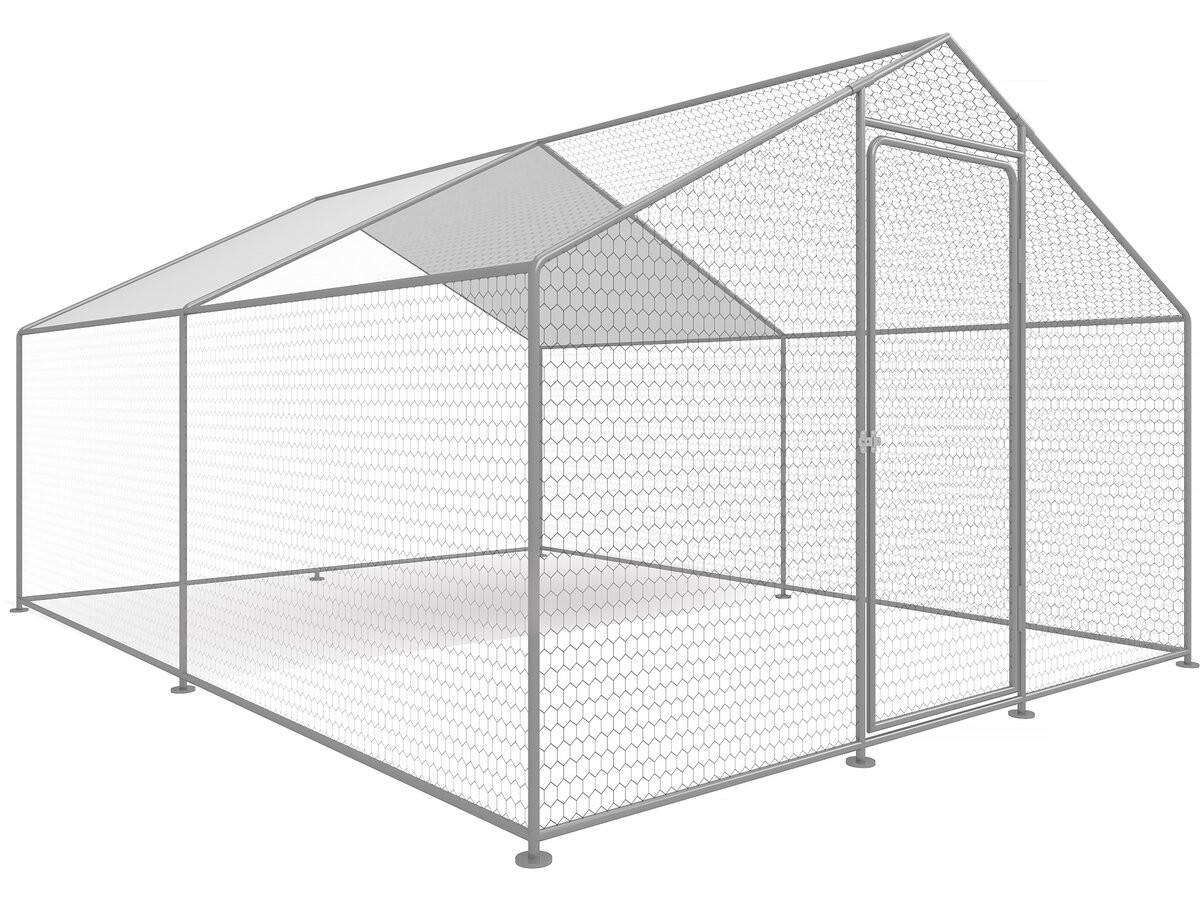 Habitat Et Jardin - Enclos à Poules 12 M² Parc Grillagé 4 X 3 X 2 M Acier Galvanisé -habitat Et Jardin - Imagen 1